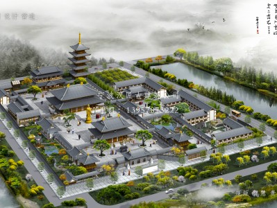 淮安寺庙建筑总体规划方案